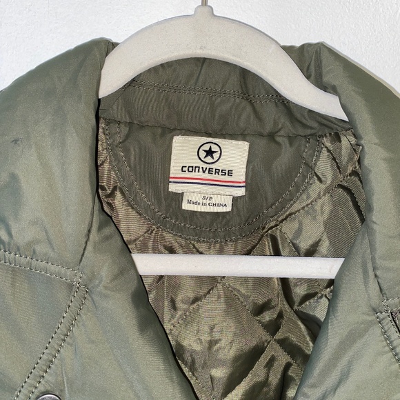 Army Green Converse Jacket/Coat - Picture 2 of 4